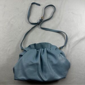 Urban Expressions Baby Blue Crossbody Purse Clutch Bag Classic Small Adjustable